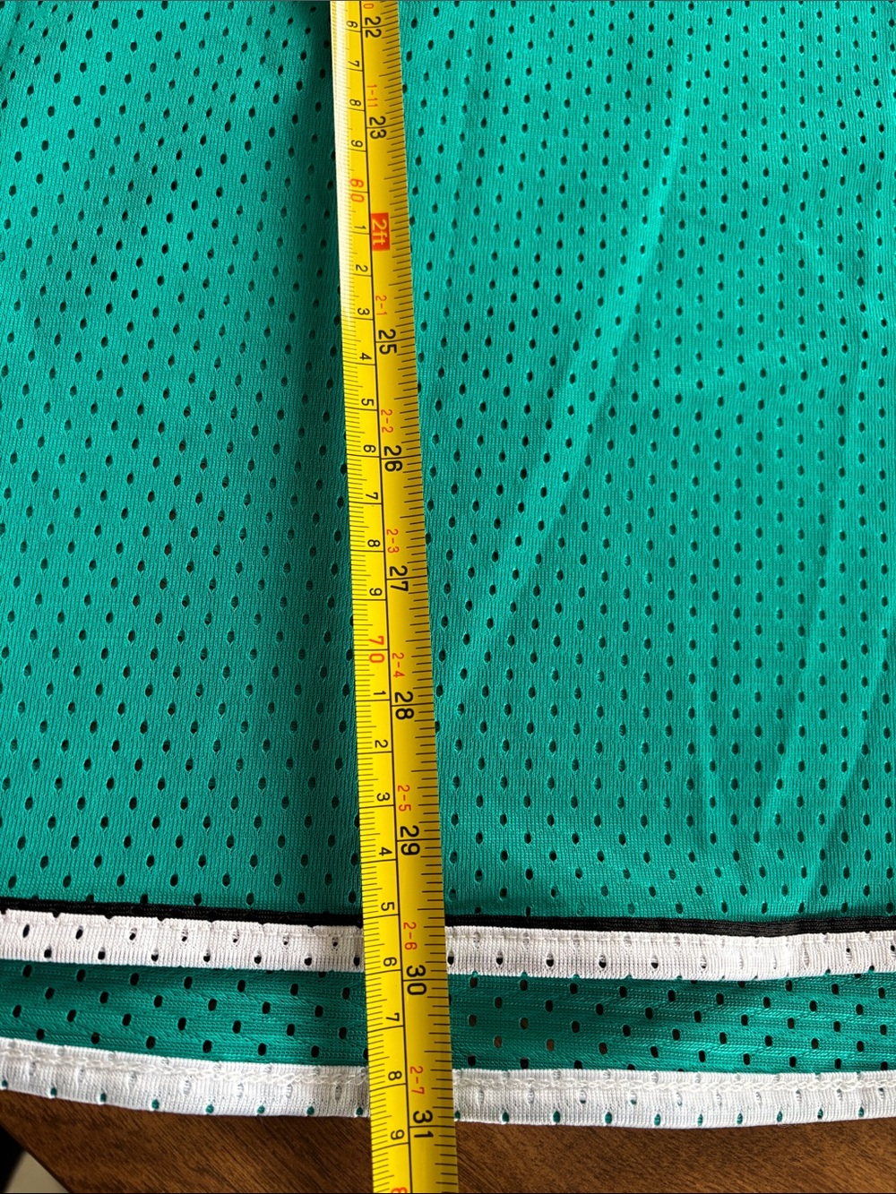 IVY PARK Teal Athletic Mesh Tank with Contrast Trim Sporty Jersey Workout - Picture 7 of 9